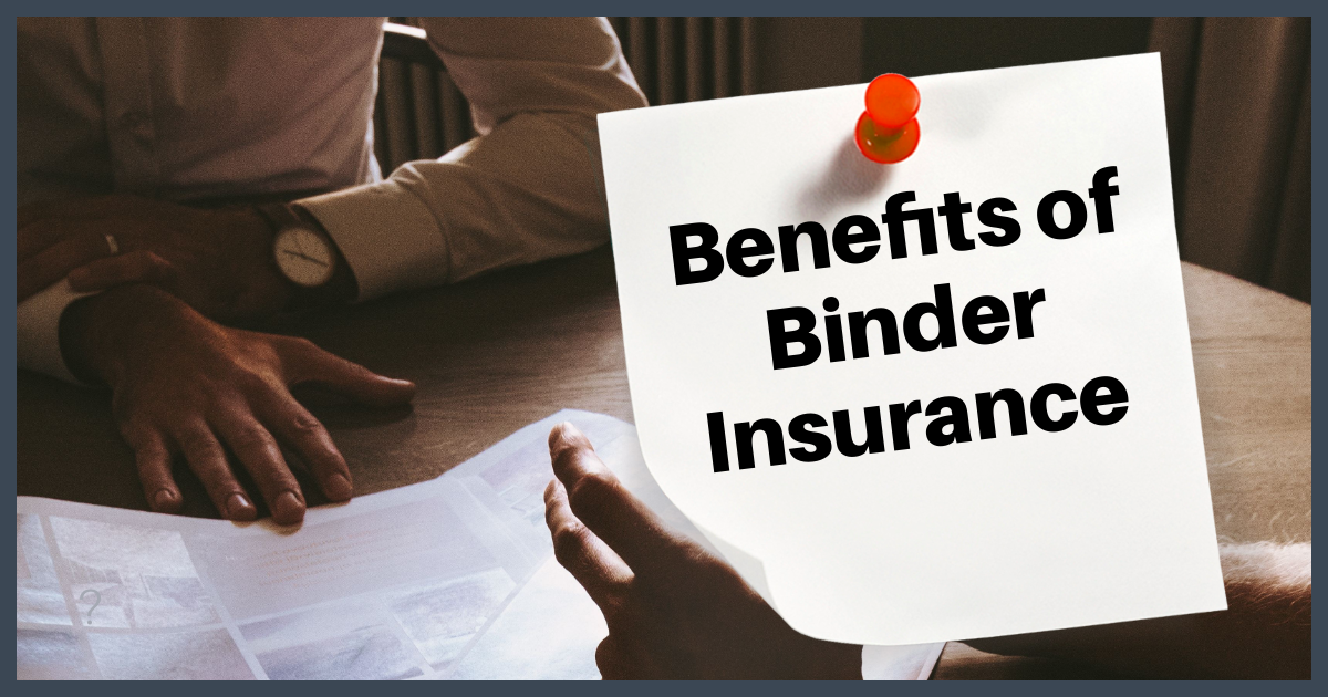what does an insurance binder look like